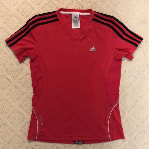 Pink adidas workout shirt, size small - Picture 2 of 7